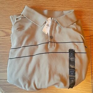 Men's slim fit BR brown polo XL tall